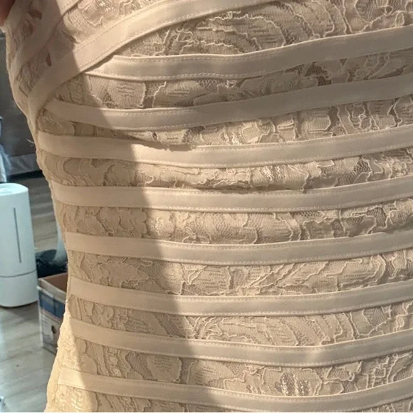 Julia Jordan Cream Lace Mini Dress - Picture 6 of 6